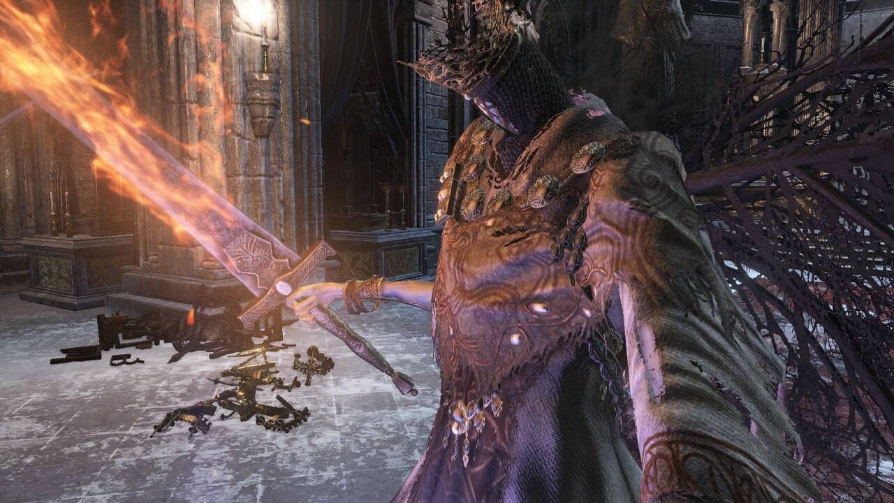 El Pontífice Sulyvahn, una de las aberraciones más poderosas del mundo Dark Souls.